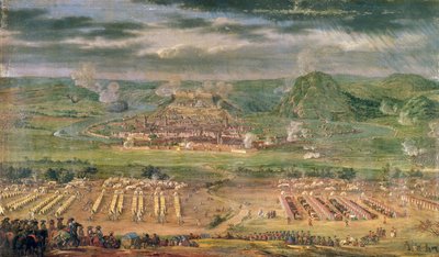 Het beleg van Besançon in mei 1674 door Jean Baptiste Martin
